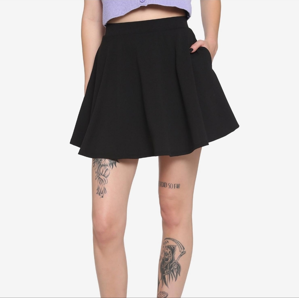 Her Universe Black Skater Skirt NWT